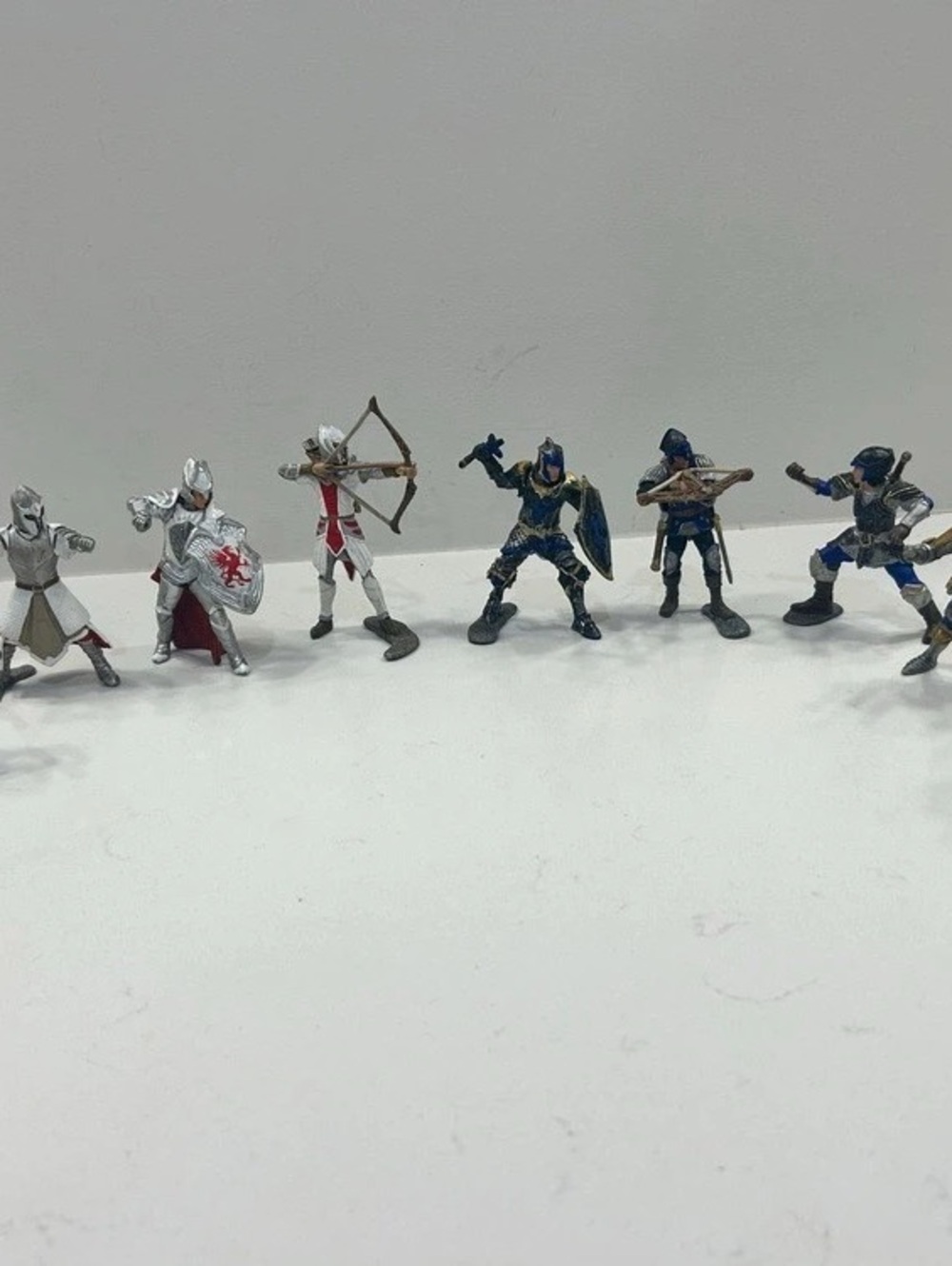 VTG Schleich Medieval Knights & Archers Action Figure Lot of 10